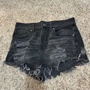 Express black Jean shorts size 4